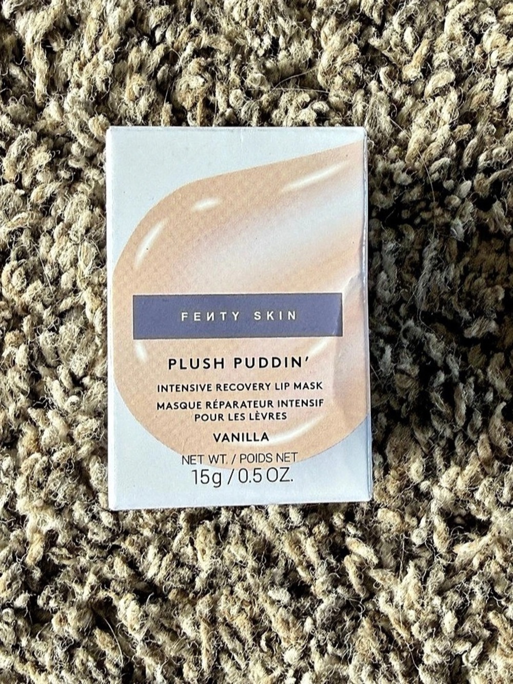 Fenty Skin Plush Puddin' Intensive Recovery Lip Mask - Vanilla - 0.5 oz